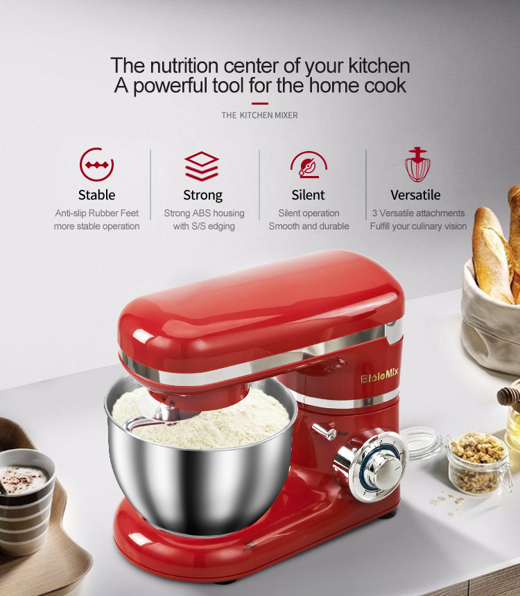 1200W 4L 6-Speed Electric Mixer Set 1200W 4L 6-Speed Electric Mixer Set
