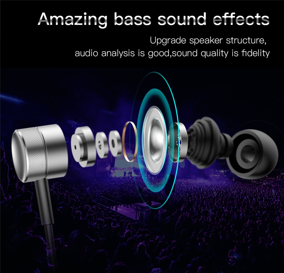 In-Ear Sports Earphones with Microphone In-Ear Sports Earphones with Microphone