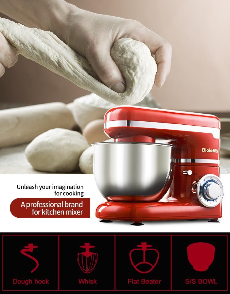 1200W 4L 6-Speed Electric Mixer Set 1200W 4L 6-Speed Electric Mixer Set