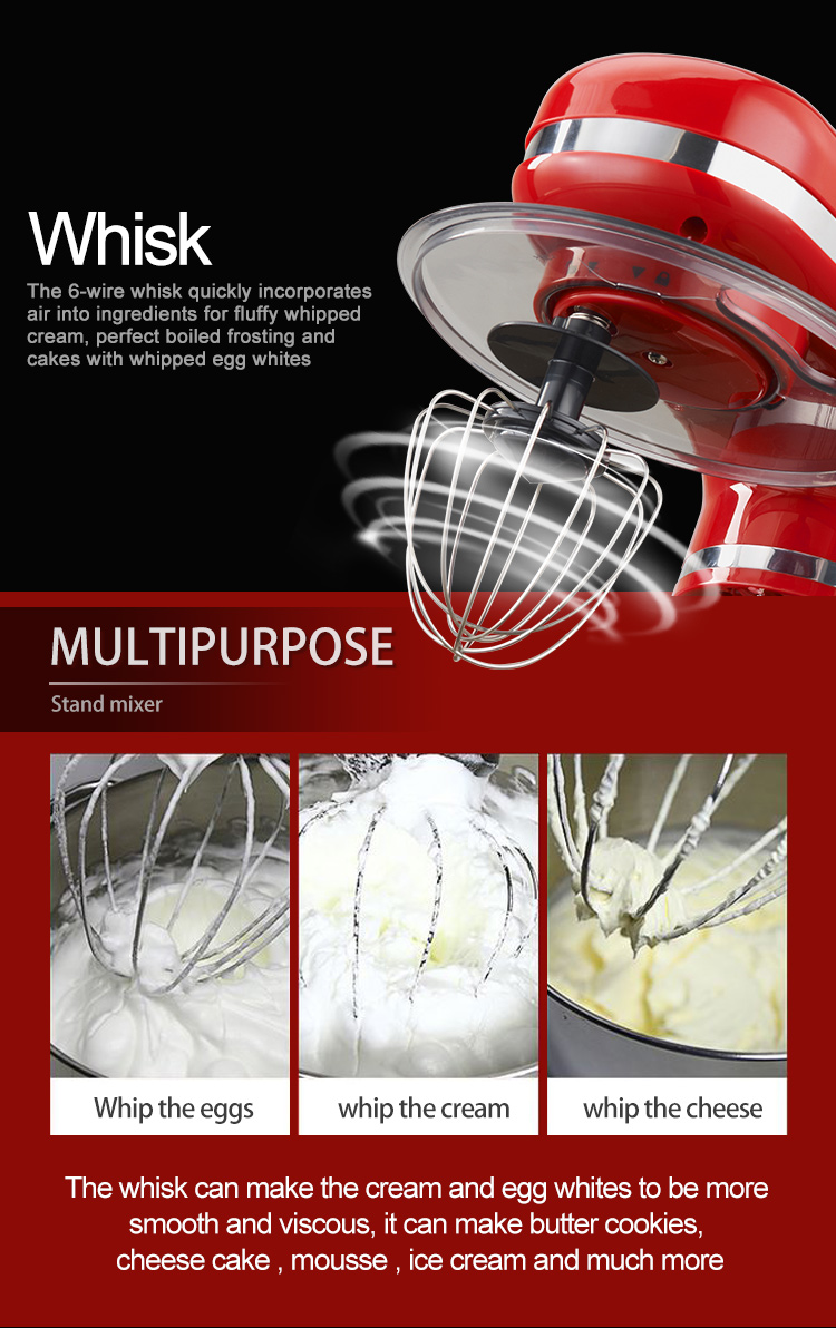 1200W 4L 6-Speed Electric Mixer Set 1200W 4L 6-Speed Electric Mixer Set